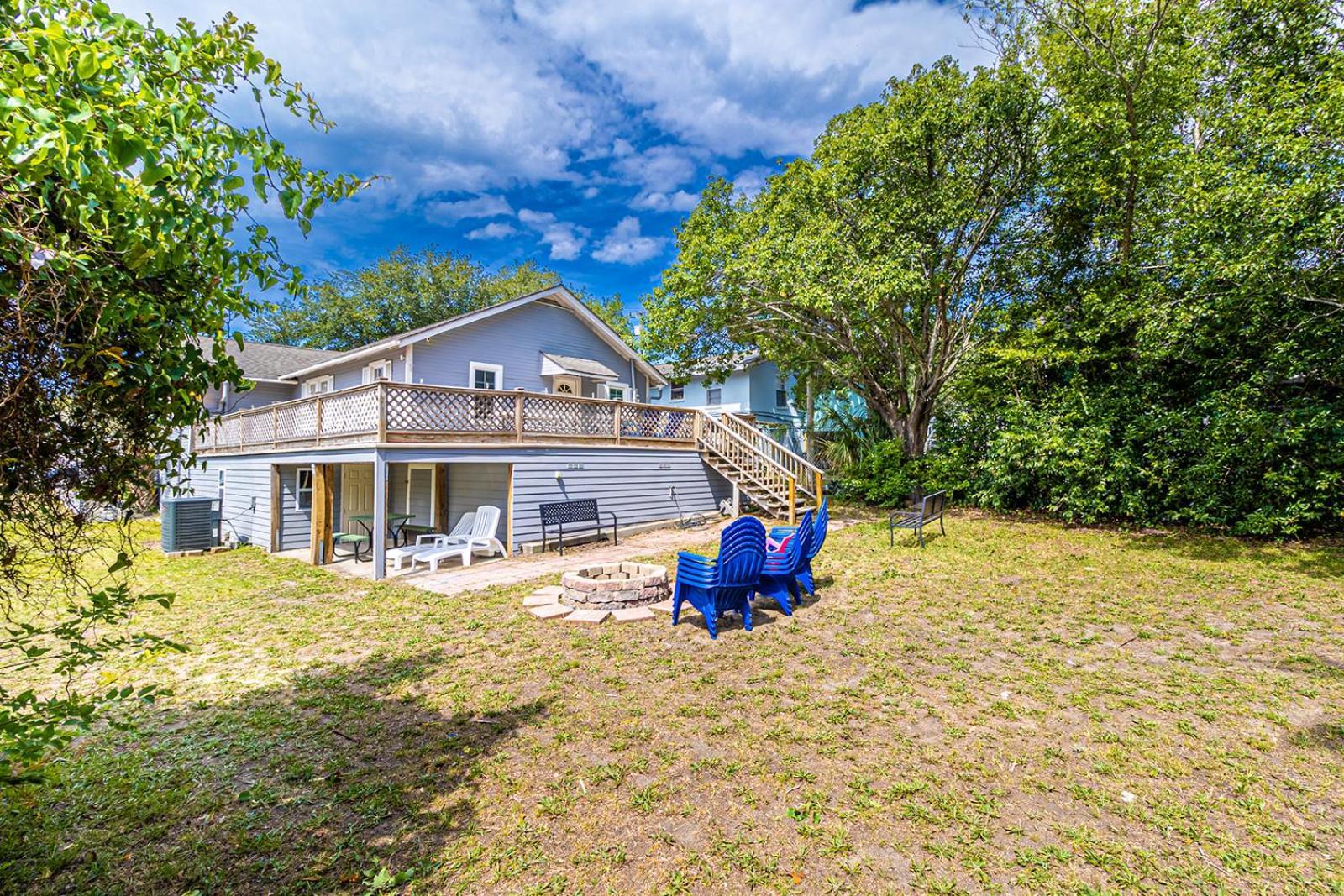 Gorgeous Centrally Located Ocean View 2 King, Huge Private Yard & Deck, Firepit, Bbq, & Game Tables Myrtle Beach Exterior foto